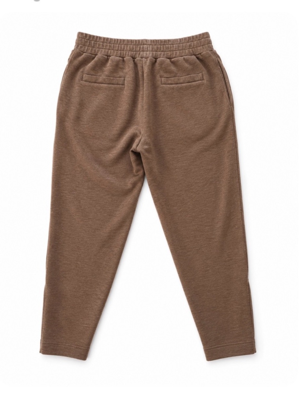 Varley DoubleSoft Slim Zip Hem Pant 26”Brown Jogger Sweatpants M - Picture 3 of 7